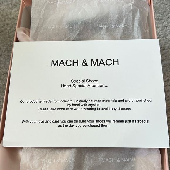 MACH & MACH Double Bow Ankle Strap Pump Turquoise Blue Size 38.5(US 8.5) - Picture 7 of 14